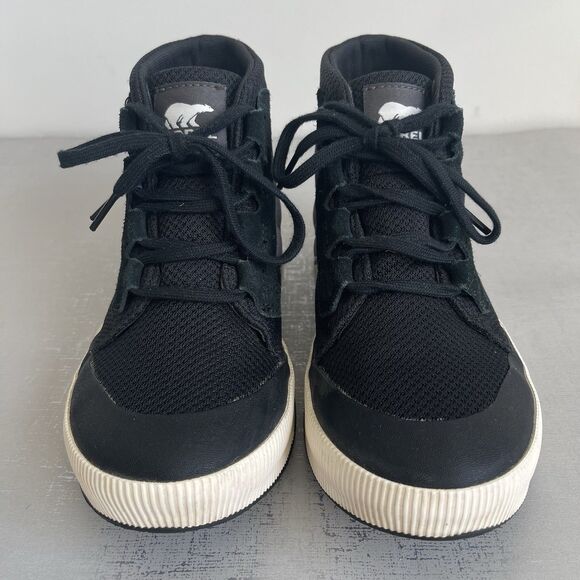 Sorel Women's 7 Out N About III Mid-Top Boots Sneakers Waterproof Black - Picture 2 of 13